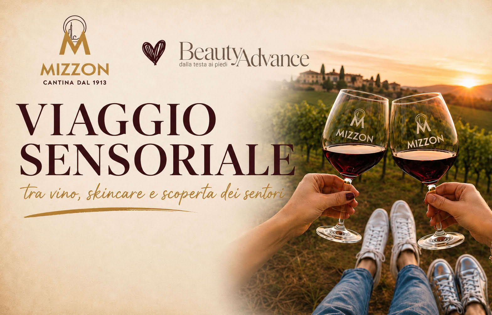 Viaggio sensoriale tra vino, skincare e scoperta dei sentori