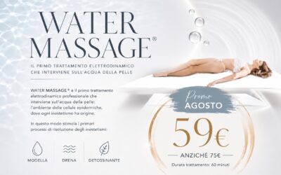 Water Massage®: il trattamento che lavora sull’acqua della pelle