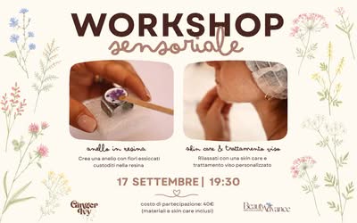 Workshop Sensoriale a Verona: crea il tuo anello e rigenera la tua pelle