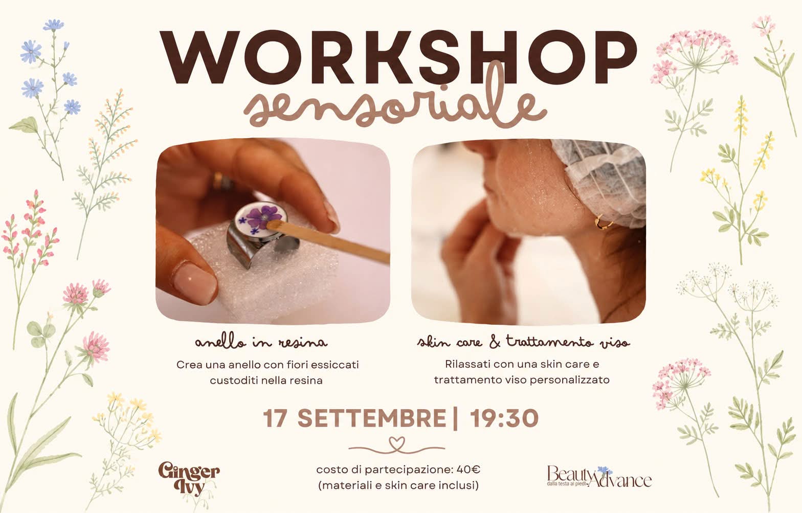 Workshop sensoriale 17 settembre 2026